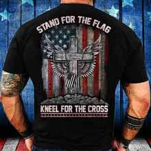 Load image into Gallery viewer, Stand For The Flag Kneel For The Cross T-Shirt