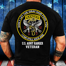 Load image into Gallery viewer, Old Retired US Army Ranger Veteran Gift For US Veteran Army T-Shirt