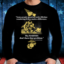 Load image into Gallery viewer, Armed Forces Gear Marines Veteran Don't Have That Problem Long Sleeve