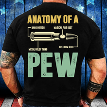Load image into Gallery viewer, Anatomy Of A Pew T-Shirt