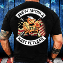 Load image into Gallery viewer, Sons Of America Navy Veteran T-Shirt