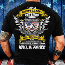 Load image into Gallery viewer, I'm A Grumpy Old Army Veteran My Oath Has No Expiration T-Shirt