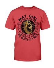 Load image into Gallery viewer, May Girl The Soul Of A Mermaid The Fire Of Lioness T-Shirt