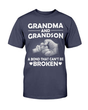 Load image into Gallery viewer, Grandma And Grandson A Bond That Can't Be Broken T-Shirt