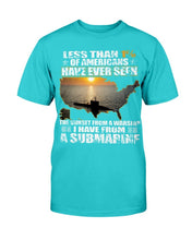 Load image into Gallery viewer, Less Than 1% Of Americans Have Ever Seen The Sunset From A Warship T-Shirt