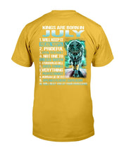 Load image into Gallery viewer, Kings Are Born In July Will Keep It Real 100% T-Shirt