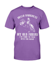 Load image into Gallery viewer, Marines Shirt Hello Darkness My Old Friend I've Come To Talk With You Again T-Shirt