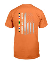 Load image into Gallery viewer, Desert Storm Veteran, American Flag T-Shirt