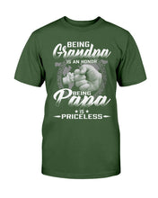 Load image into Gallery viewer, Being Grandpa Is An Honor Being Papa Is Priceless T-Shirt