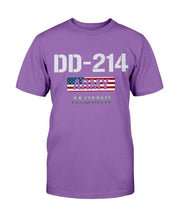 Load image into Gallery viewer, USA Flag DD-214 US Army Veteran Alumni T-Shirt