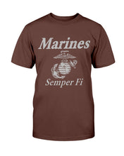 Load image into Gallery viewer, Marines Veteran Shirt Semper Fi, Gift For Marines Veteran T-Shirt