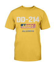 Load image into Gallery viewer, USA Flag DD-214 US Army Veteran Alumni T-Shirt