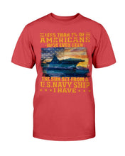 Load image into Gallery viewer, Less Than 1% Of Americans Have Ever Seen The Sunset From A U.S. Navy Ship T-Shirt