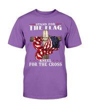 Load image into Gallery viewer, Stand For The Flag Kneel For The Cross T-Shirt