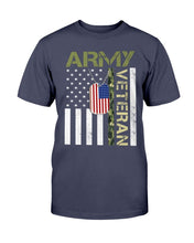 Load image into Gallery viewer, Army Veteran Shirt - American Flag Camo Proud Us Army Veteran T-Shirt