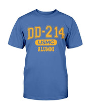 Load image into Gallery viewer, DD-214 Marine Corps Alumni, USMC Veterans T-Shirt