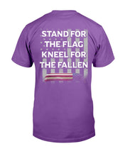 Load image into Gallery viewer, Stand For The Flag Kneel For The Fallen T-Shirt
