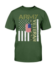Load image into Gallery viewer, Army Veteran Shirt - American Flag Camo Proud Us Army Veteran T-Shirt