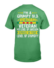 Load image into Gallery viewer, I Am A Grumpy Old Vietnam Veteran T-Shirt