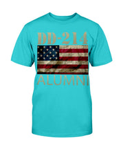 Load image into Gallery viewer, DD-214 Alumni American Flag, Gift For Veteran T-Shirt