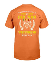 Load image into Gallery viewer, Never Underestimate An Old Man VietNam Veteran T-Shirt