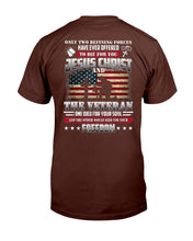 Load image into Gallery viewer, God Jesus Christ Die For Your Soul Veterans For Your Freedom T-Shirt