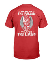Load image into Gallery viewer, Honor The Fallen Thank The Living T-Shirt