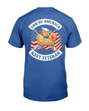 Load image into Gallery viewer, Sons Of America Navy Veteran T-Shirt