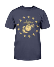 Load image into Gallery viewer, U.S. Marine Circle Stars, Gift For Marine Veteran T-Shirt