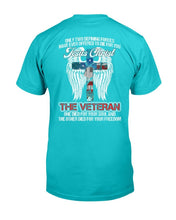 Load image into Gallery viewer, The Veteran One Died For Your Soul And The Other Died For Your Freedom T-Shirt