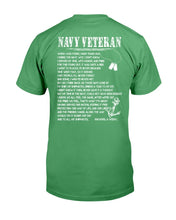 Load image into Gallery viewer, Navy Veteran Shirt When I Was Young Many Year Ago Joined The Navy T-Shirt
