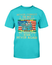 Load image into Gallery viewer, Never Forget The Way The Vietnam Veteran Was Treated Upon Return Never Again T-Shirt
