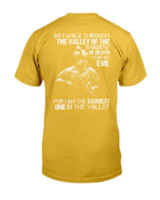Load image into Gallery viewer, As I Walk Through The Valley Of The Shadow Of Death I Fear No Evil ATM-USVET57 T-Shirt