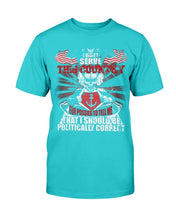 Load image into Gallery viewer, U.S. Navy I Should Be Politically Correct T-Shirt