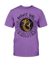 Load image into Gallery viewer, August Girl The Soul Of A Mermaid The Fire Of Lioness T-Shirt