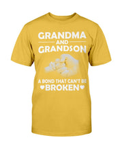 Load image into Gallery viewer, Grandma And Grandson A Bond That Can't Be Broken T-Shirt