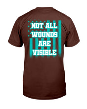 Load image into Gallery viewer, PTSD Awareness Shirt Not All Wounds Are Visible T-Shirt