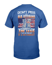 Load image into Gallery viewer, Don't Piss Off Old Veterans The Older We Get The Less " Life In Prison " T-Shirt