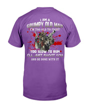 Load image into Gallery viewer, I Am A Grumpy Old Man - Too Old To Fight - Funny Veteran Dad Father T-Shirt