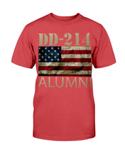 Load image into Gallery viewer, DD-214 Alumni American Flag, Gift For Veteran T-Shirt