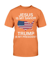 Load image into Gallery viewer, Jesus Is My Savior Trump Is My President T-Shirt