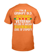 Load image into Gallery viewer, I Am A Grumpy Old Vietnam Veteran T-Shirt