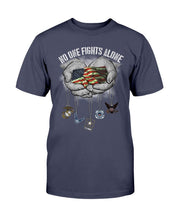 Load image into Gallery viewer, No One Fights Alone T-Shirt