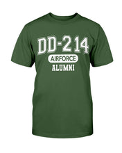 Load image into Gallery viewer, DD-214 Air Force Alumni, USAF Veterans T-Shirt