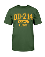 Load image into Gallery viewer, DD-214 Marine Corps Alumni, USMC Veterans T-Shirt