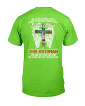 Load image into Gallery viewer, The Veteran One Died For Your Soul And The Other Died For Your Freedom T-Shirt