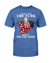 Load image into Gallery viewer, Stand For The Flag Kneel For The Cross T-Shirt