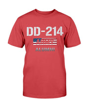 Load image into Gallery viewer, USA Flag DD-214 US Army Veteran Alumni T-Shirt