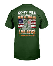 Load image into Gallery viewer, Don't Piss Off Old Veterans The Older We Get The Less " Life In Prison " T-Shirt