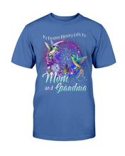 Load image into Gallery viewer, My Greatest Blessing Calls Me Mom And Grandma T-Shirt